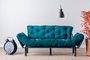Atelier Del Sofa Nitta Triple - Verde petróleo